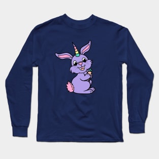 Rabbicorn or bunnycorn, the combination of rabbit and unicorn Long Sleeve T-Shirt